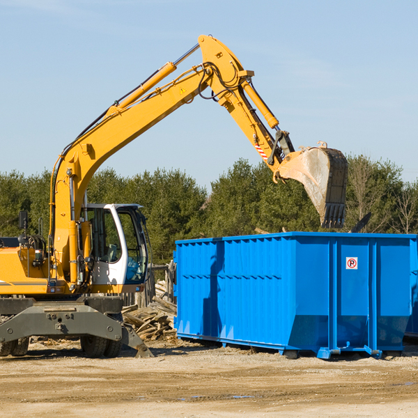 what size residential dumpster rentals are available in Plainfield Michigan